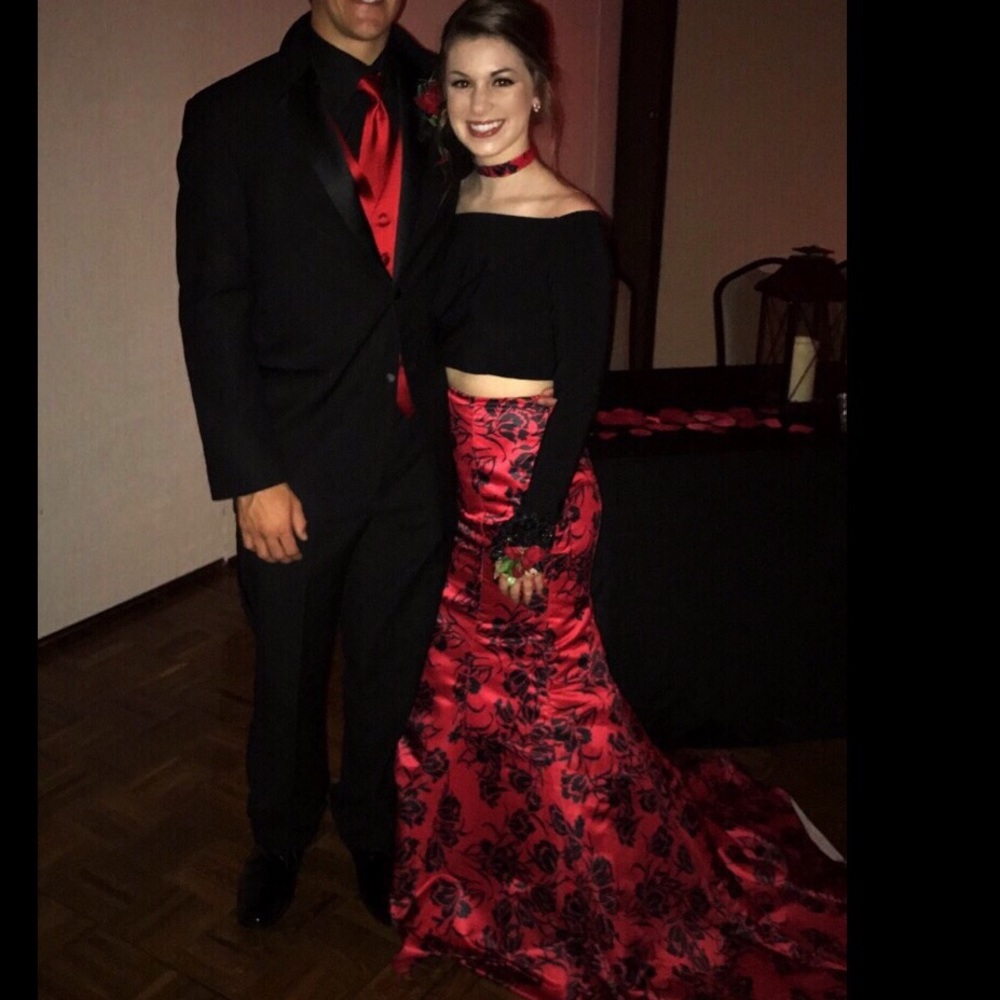 Prom dress, two piece